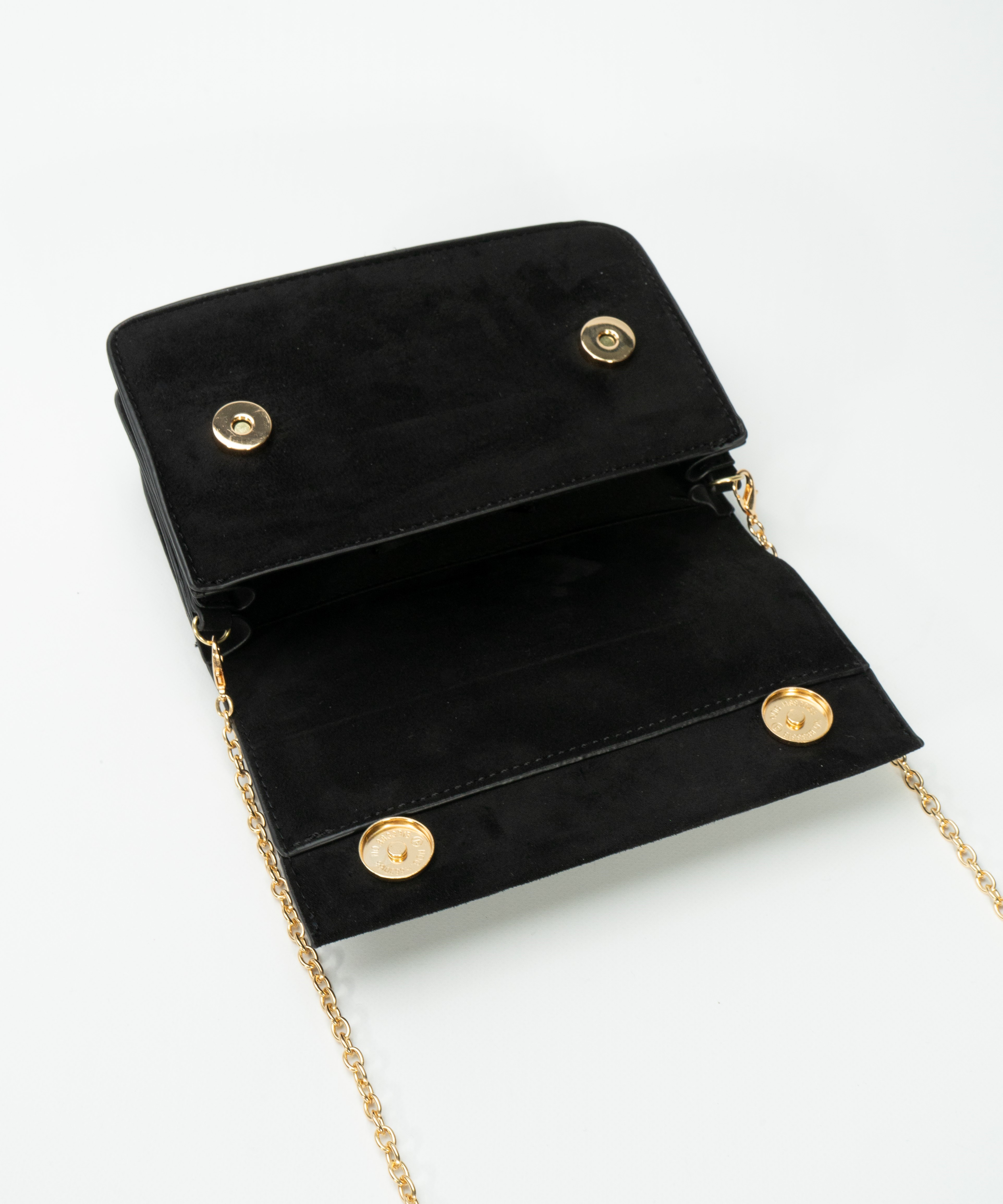 Mala de festa com pregas metalizada image number null